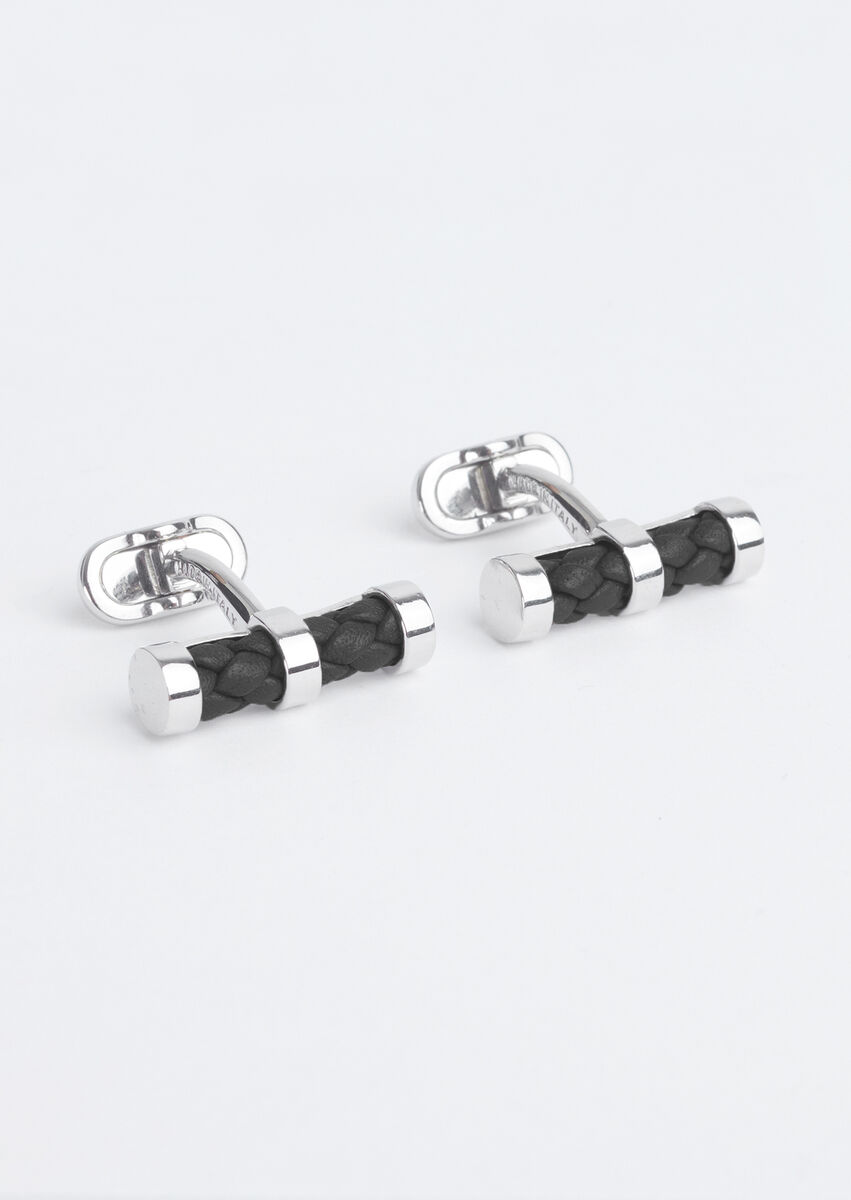 Black Brass Cuff Link - 1