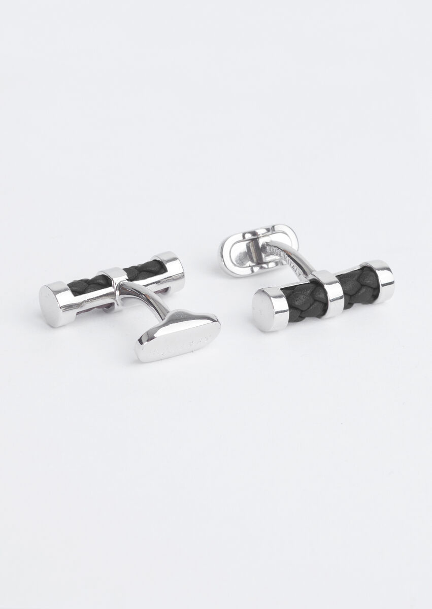 Black Brass Cuff Link - 2