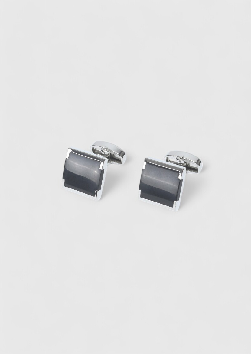 Black Brass Cuff Link 