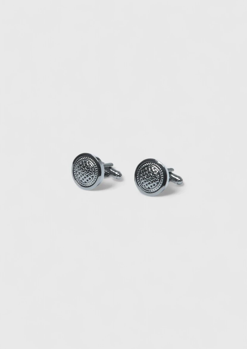 Black Brass Cuff Link - 1