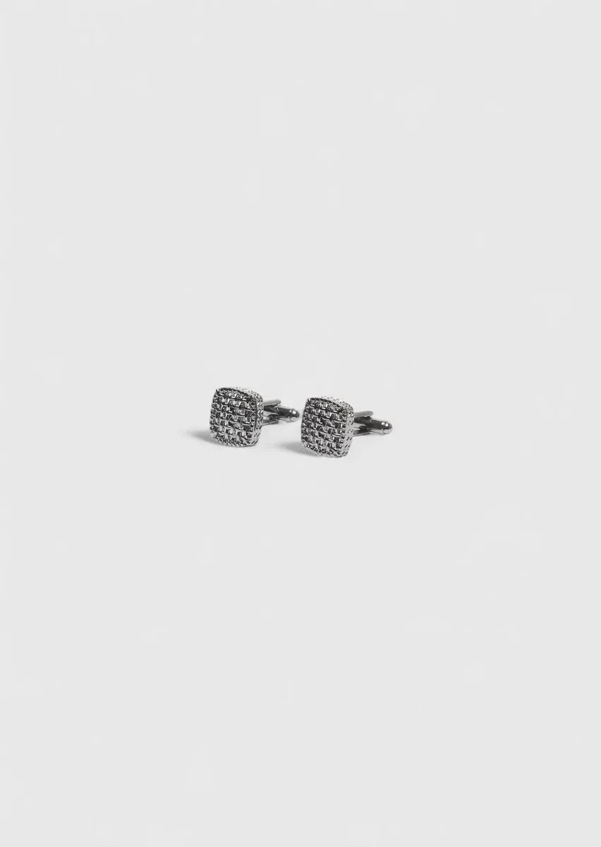 Black Brass Cuff Link - 2