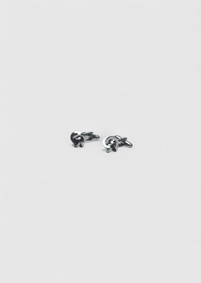 Black Brass Cuff Link - 2