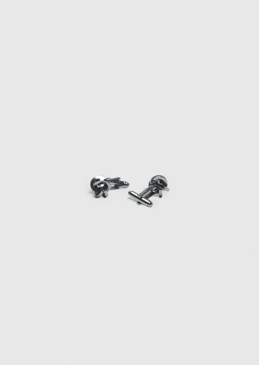Black Brass Cuff Link - 1