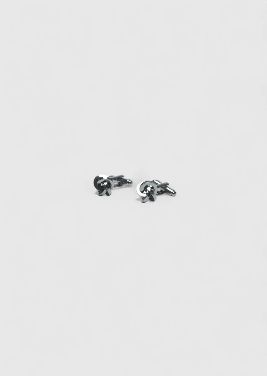 Black Brass Cuff Link - 2