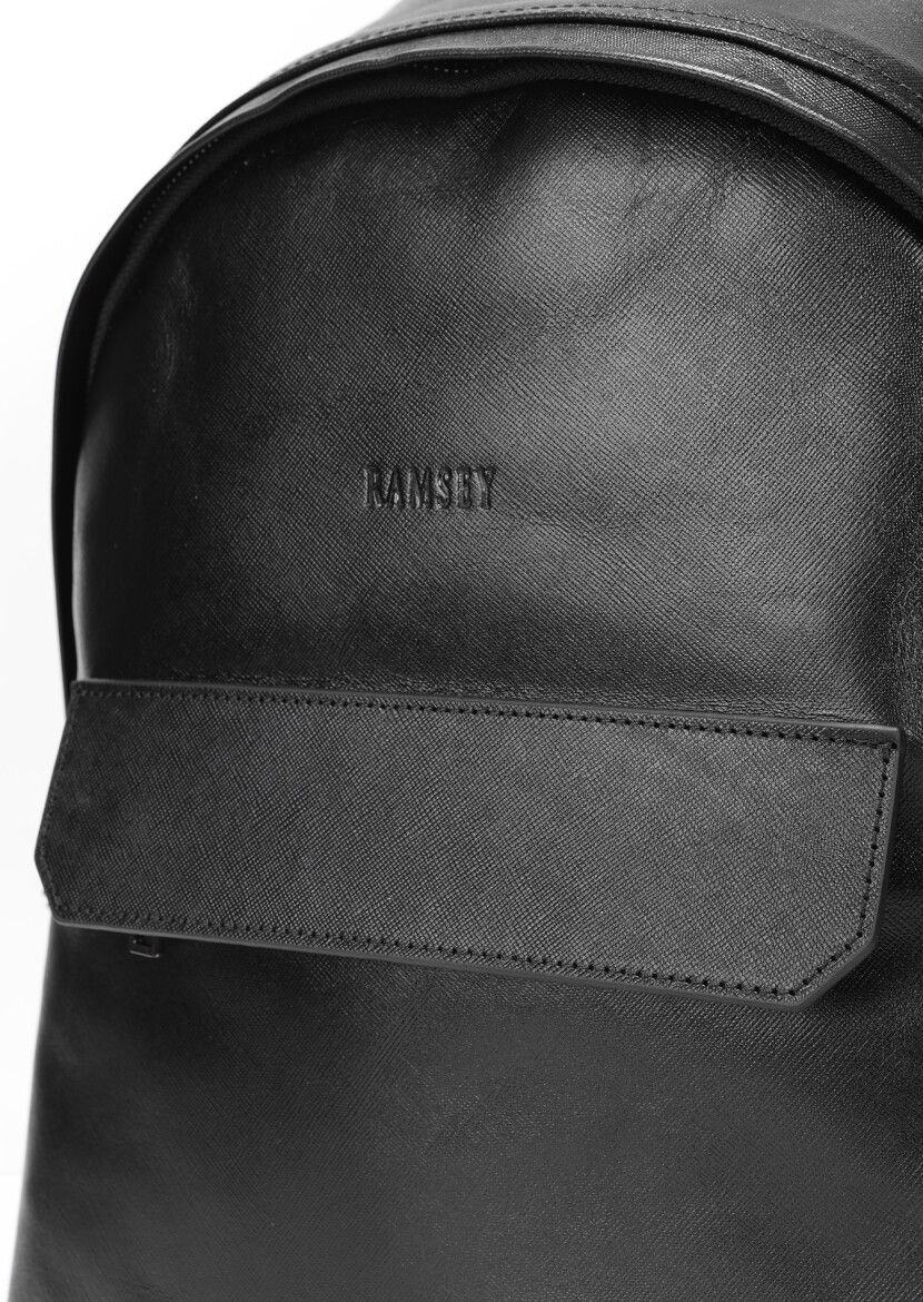 Black Cow Leather Bag - 4
