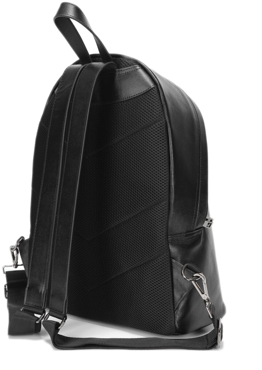 Black Cow Leather Bag - 5