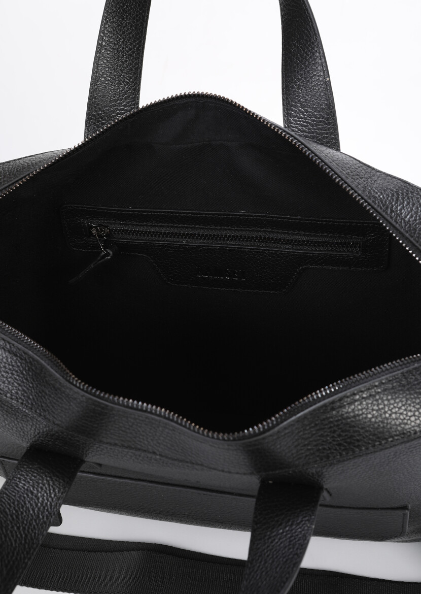 Black Leather Bag - 9