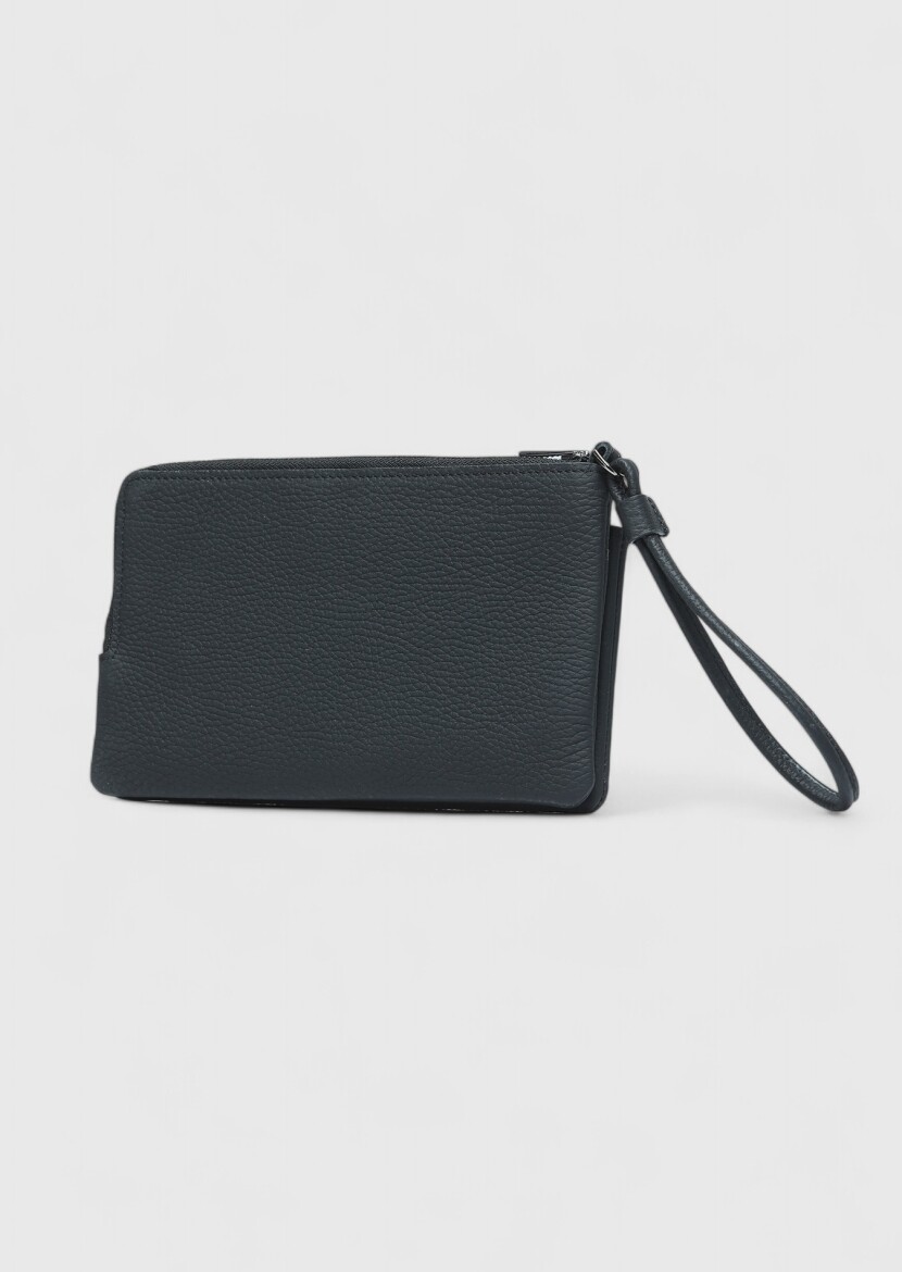 Black Cow Leather Bag - 1