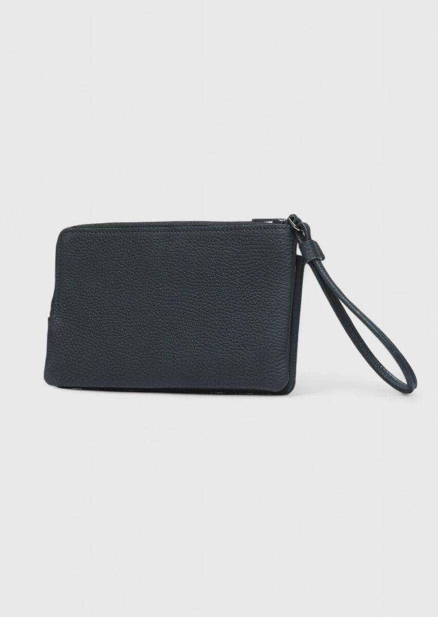 Black Cow Leather Bag - 1