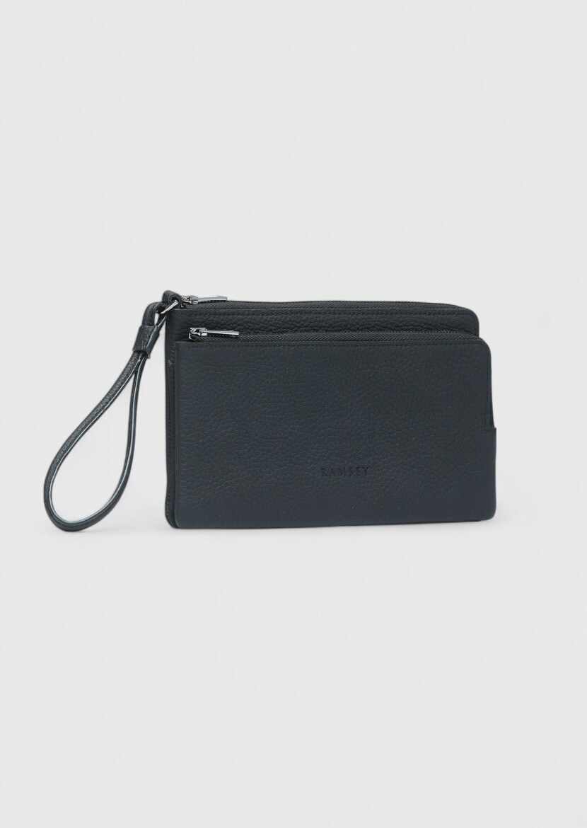 Black Cow Leather Bag - 5