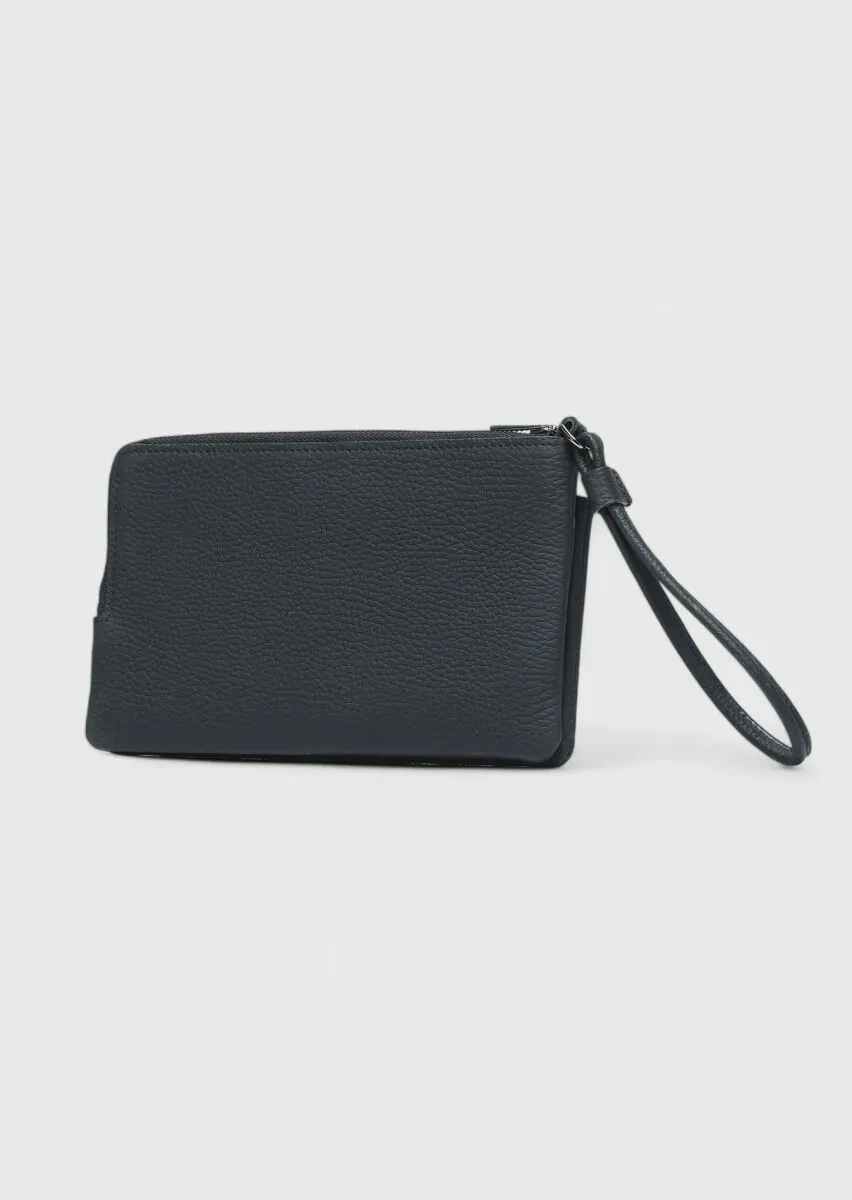 Black Cow Leather Bag - 1
