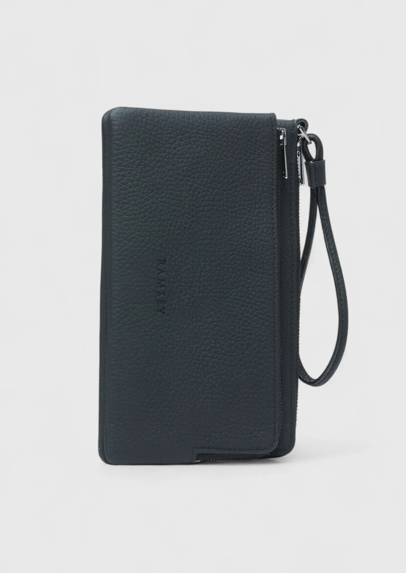 Black Cow Leather Bag - 4