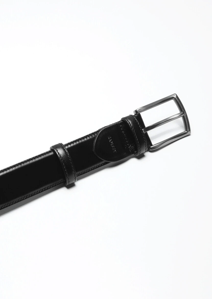 Black Cow Leather Belt 