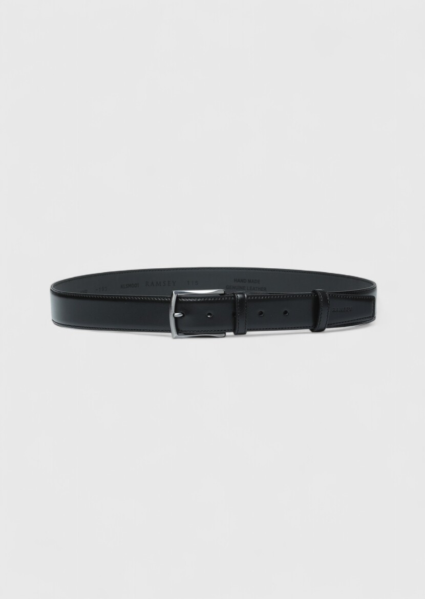 Black Cow Leather Belt - RAMSEY