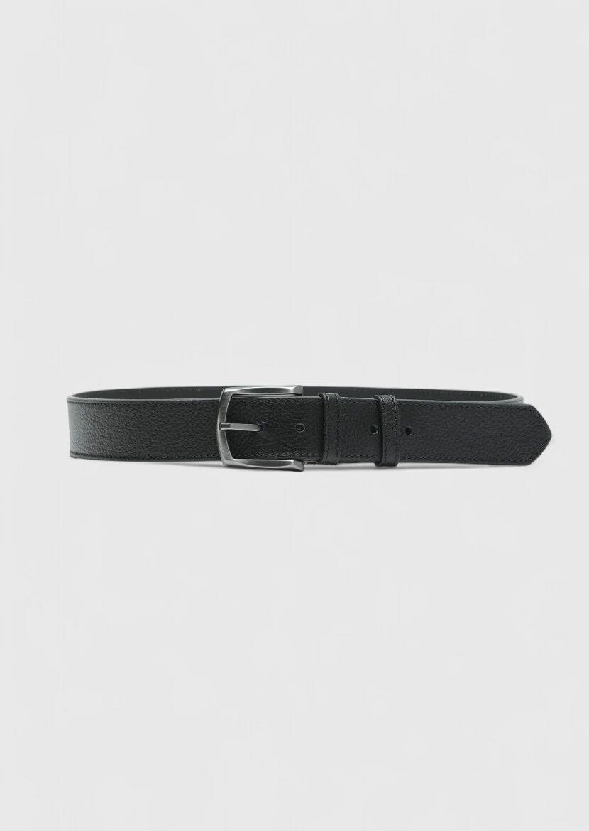Black Cow Leather Belt 