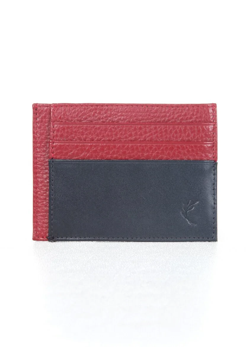 Black Cow Leather Card Holder - 1