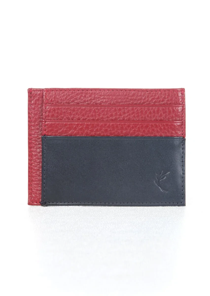 Black Cow Leather Card Holder - 1