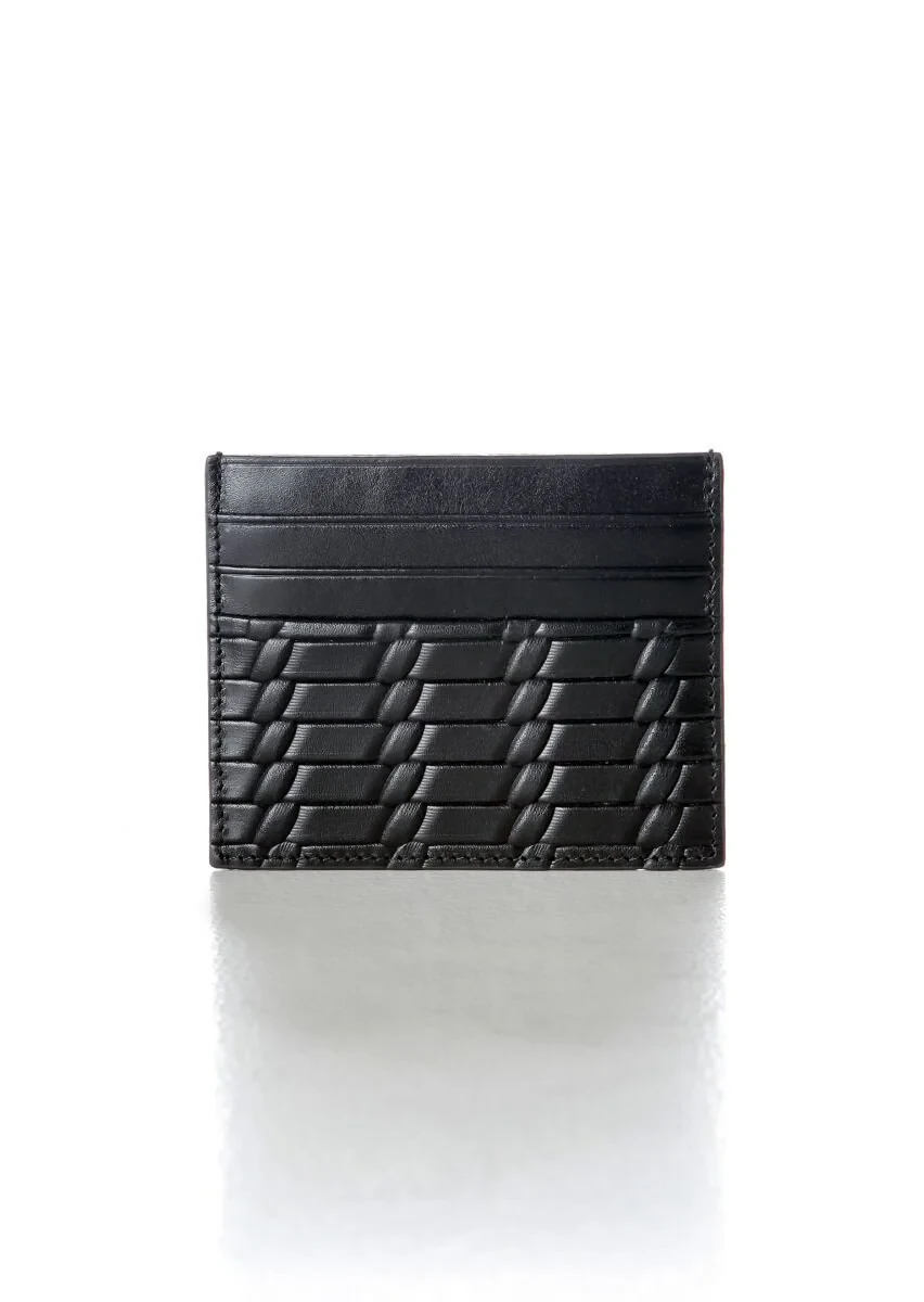 Black Cow Leather Card Holder - 2