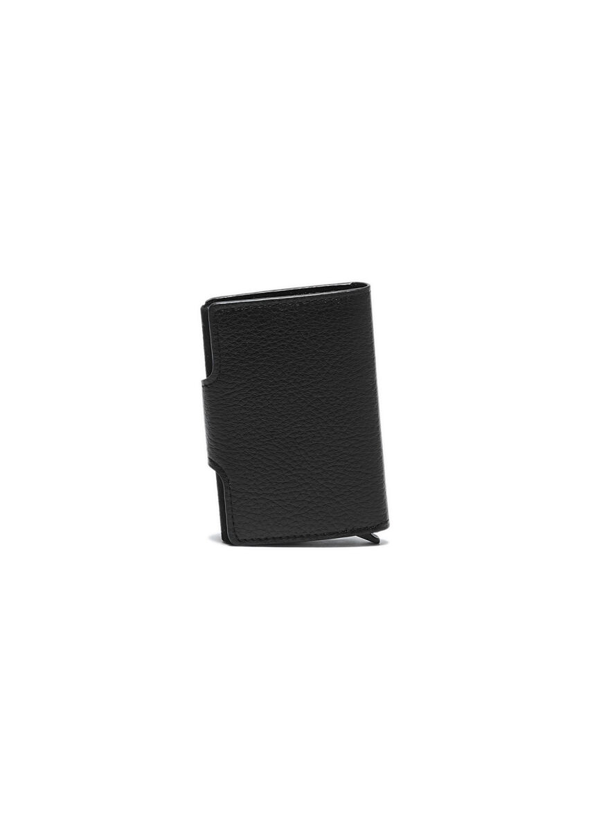 Black Cow Leather Card Holder - 2