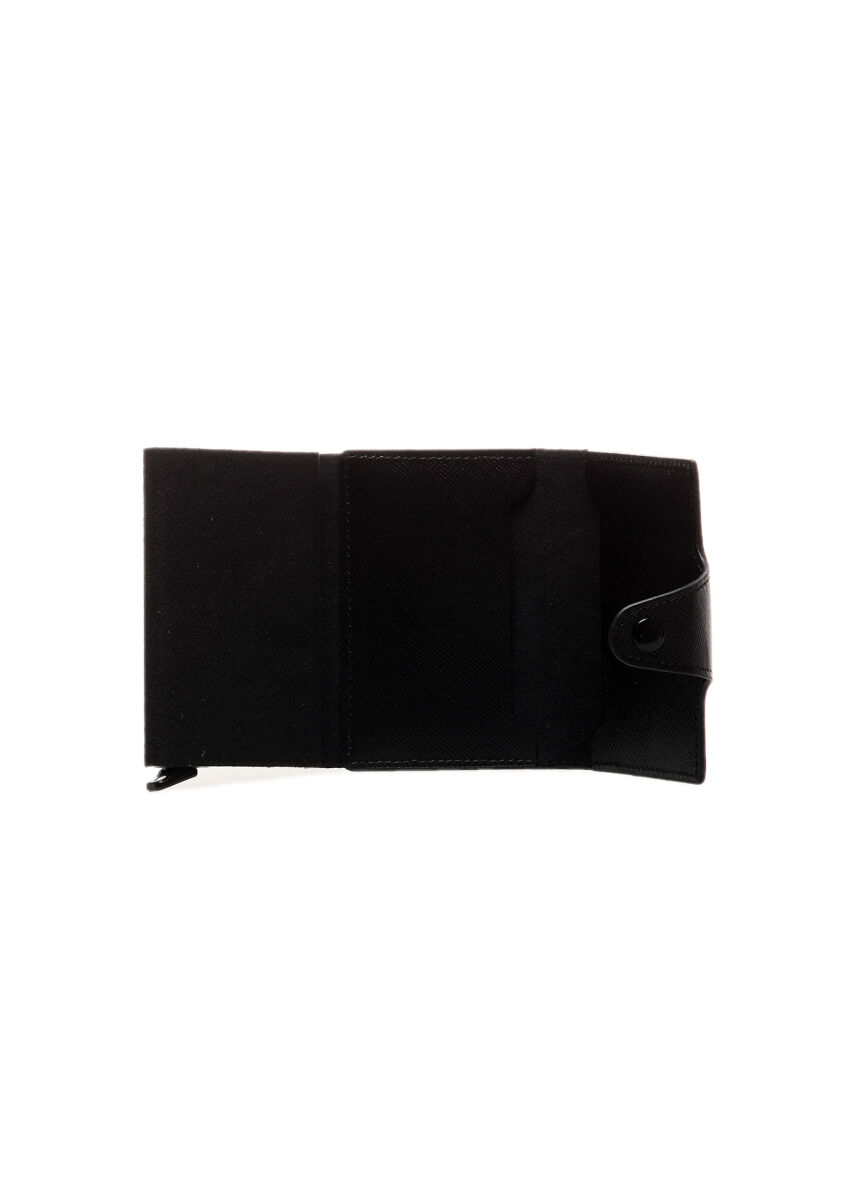 Black Cow Leather Card Holder - 2