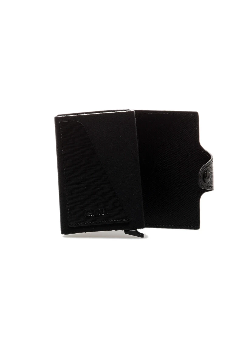 Black Cow Leather Card Holder - 3