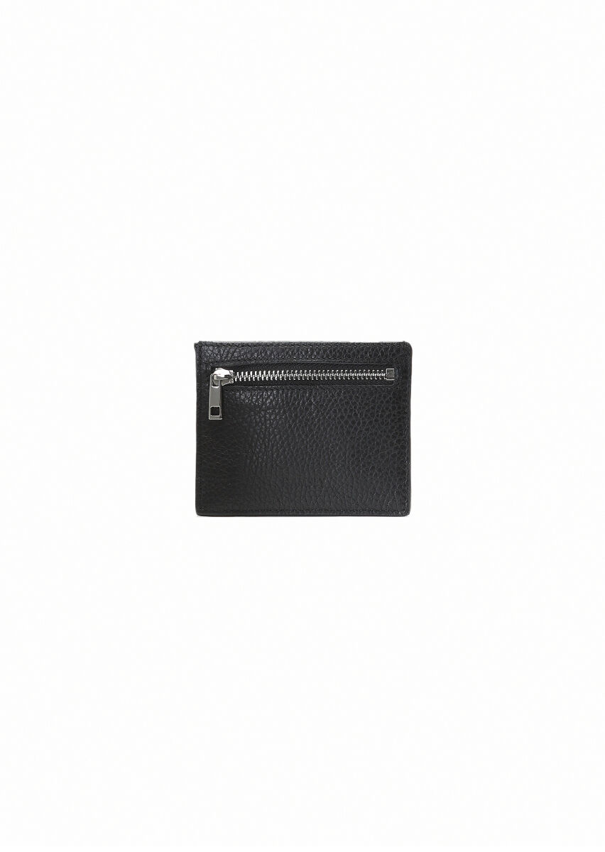 Black Cow Leather Card Holder - 2