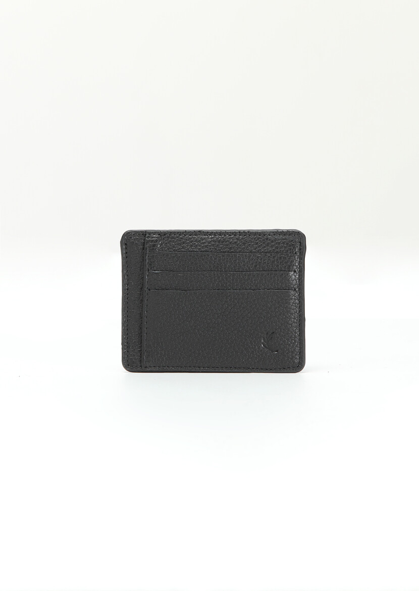 Black Cow Leather Card Holder - 2