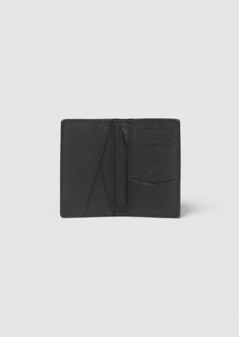 Black Cow Leather Card Holder - 2