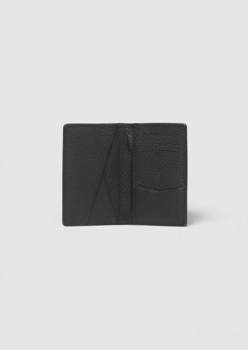 Black Cow Leather Card Holder - 2