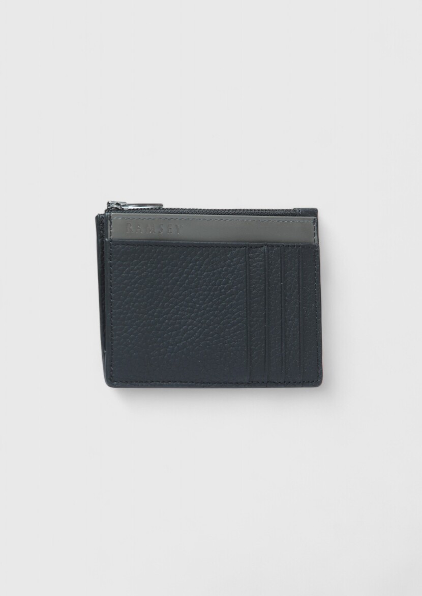 Black Cow Leather Card Holder - 1