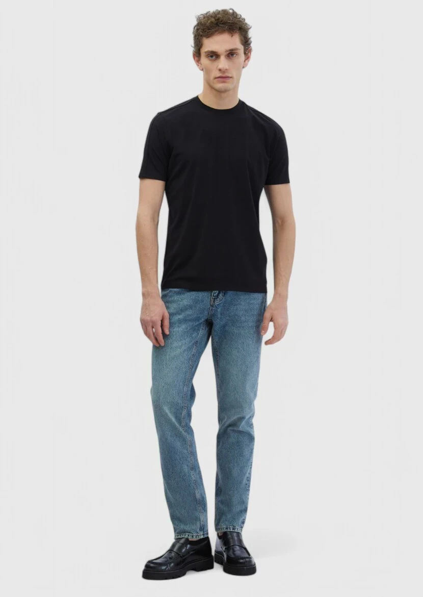 Black Crew Neck T-Shirt 
