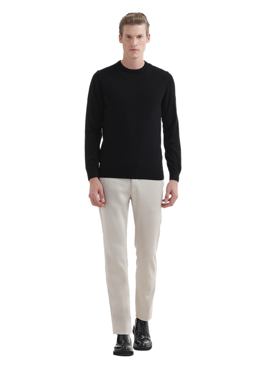 Black Knitwear Sweatshirt 