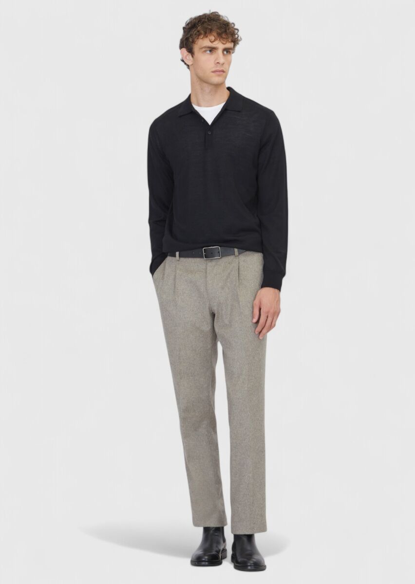 Black Knitwear Sweatshirt - 2