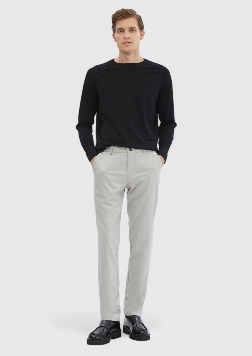 Black Knitwear Sweatshirt - 1