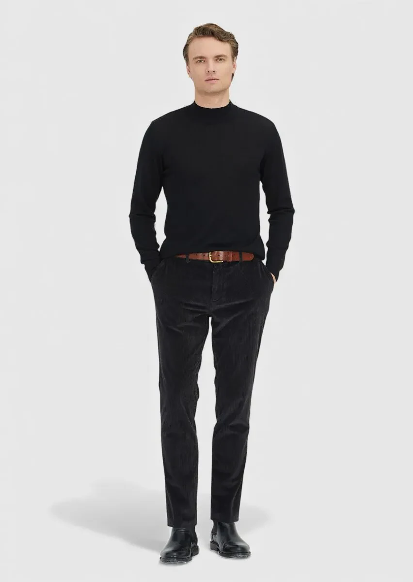 Black Knitwear Sweatshirt - 2