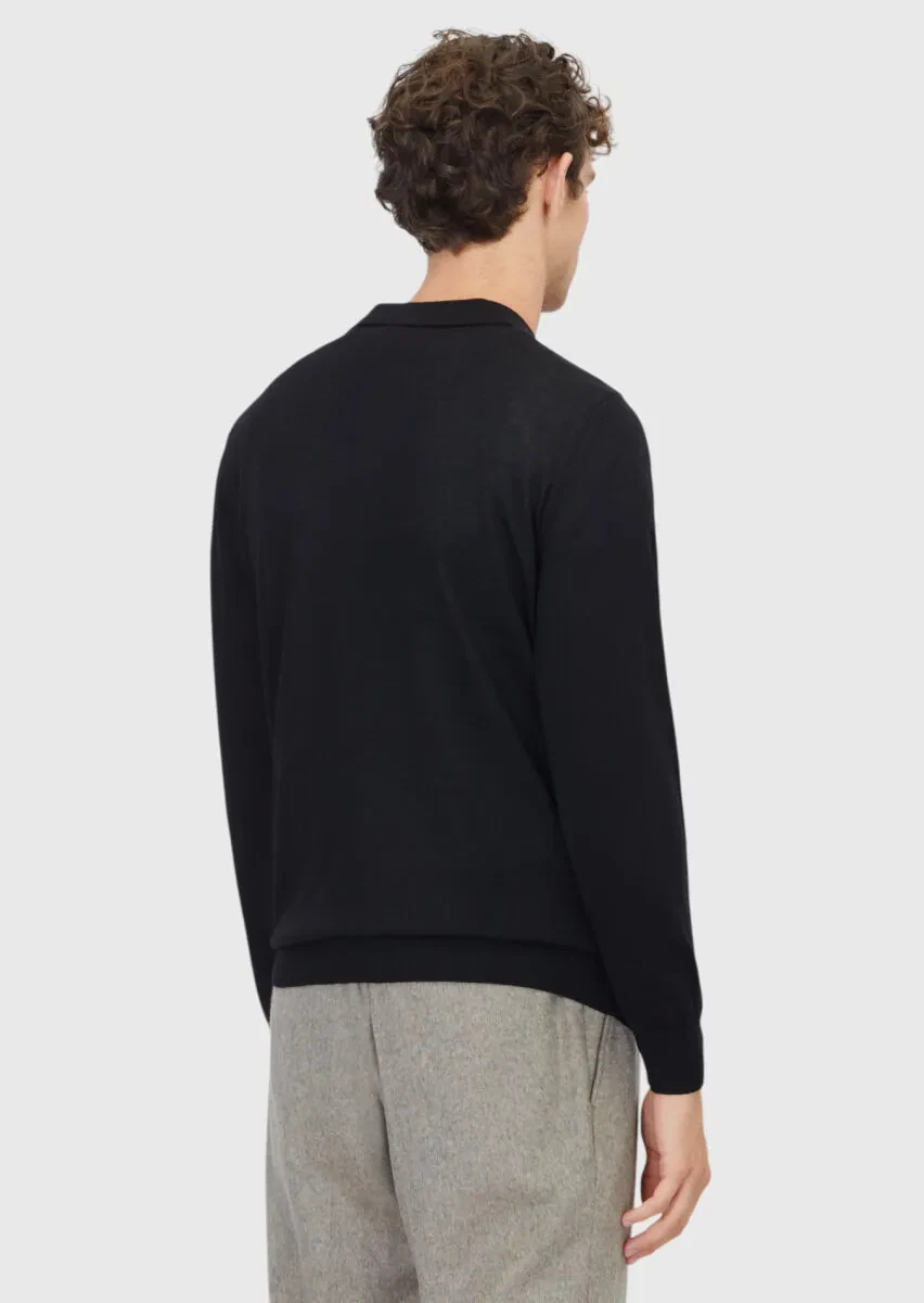 Black Knitwear Sweatshirt - 6