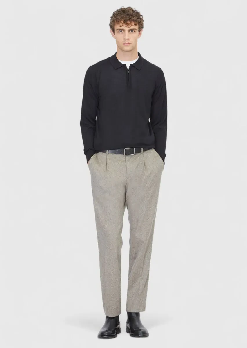 Black Knitwear Sweatshirt - 2