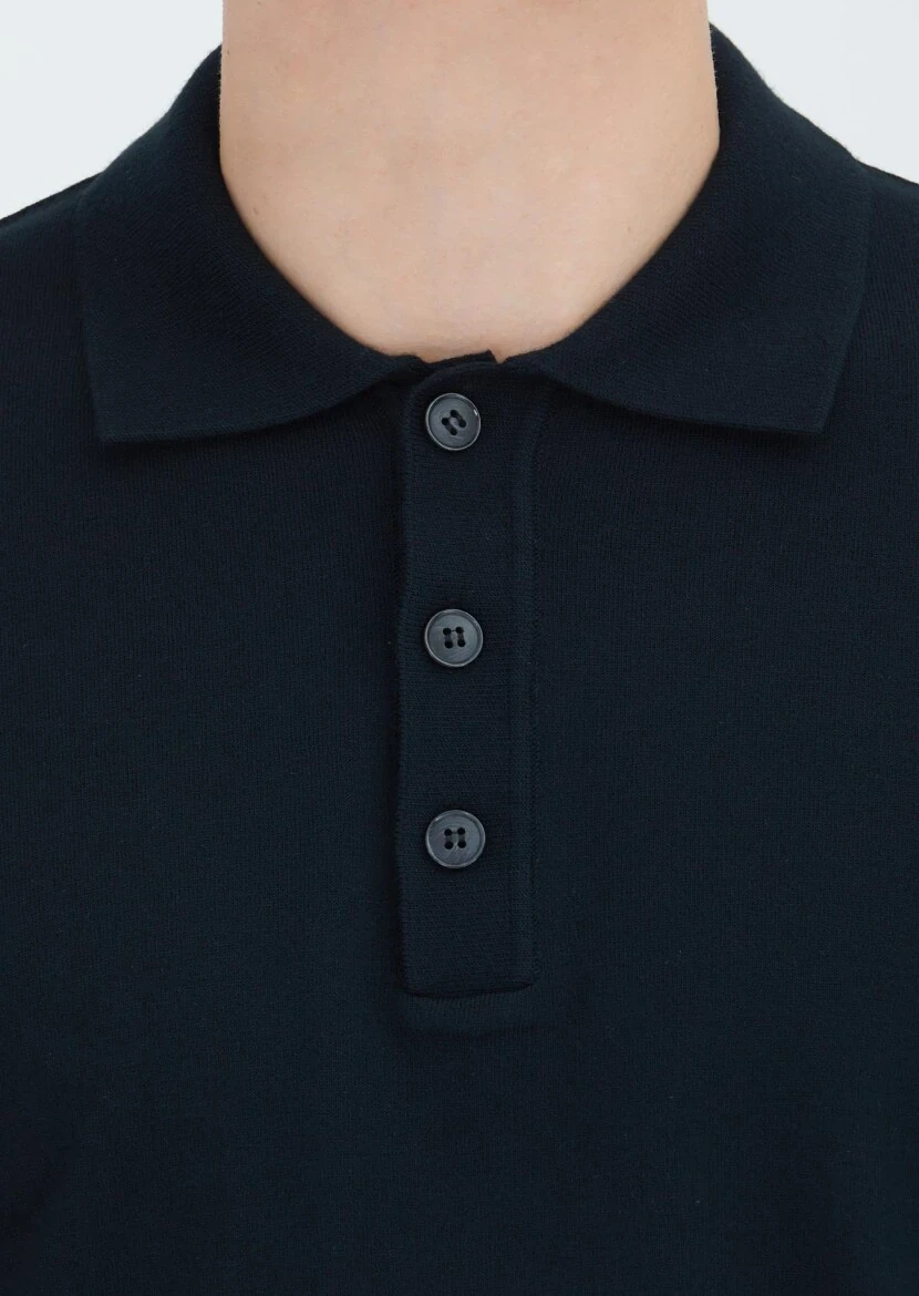 Black Knitwear Sweatshirt - 3