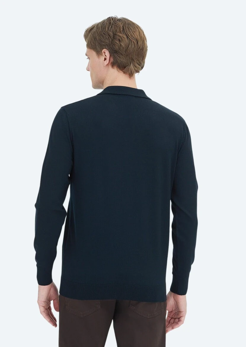 Black Knitwear Sweatshirt - 5