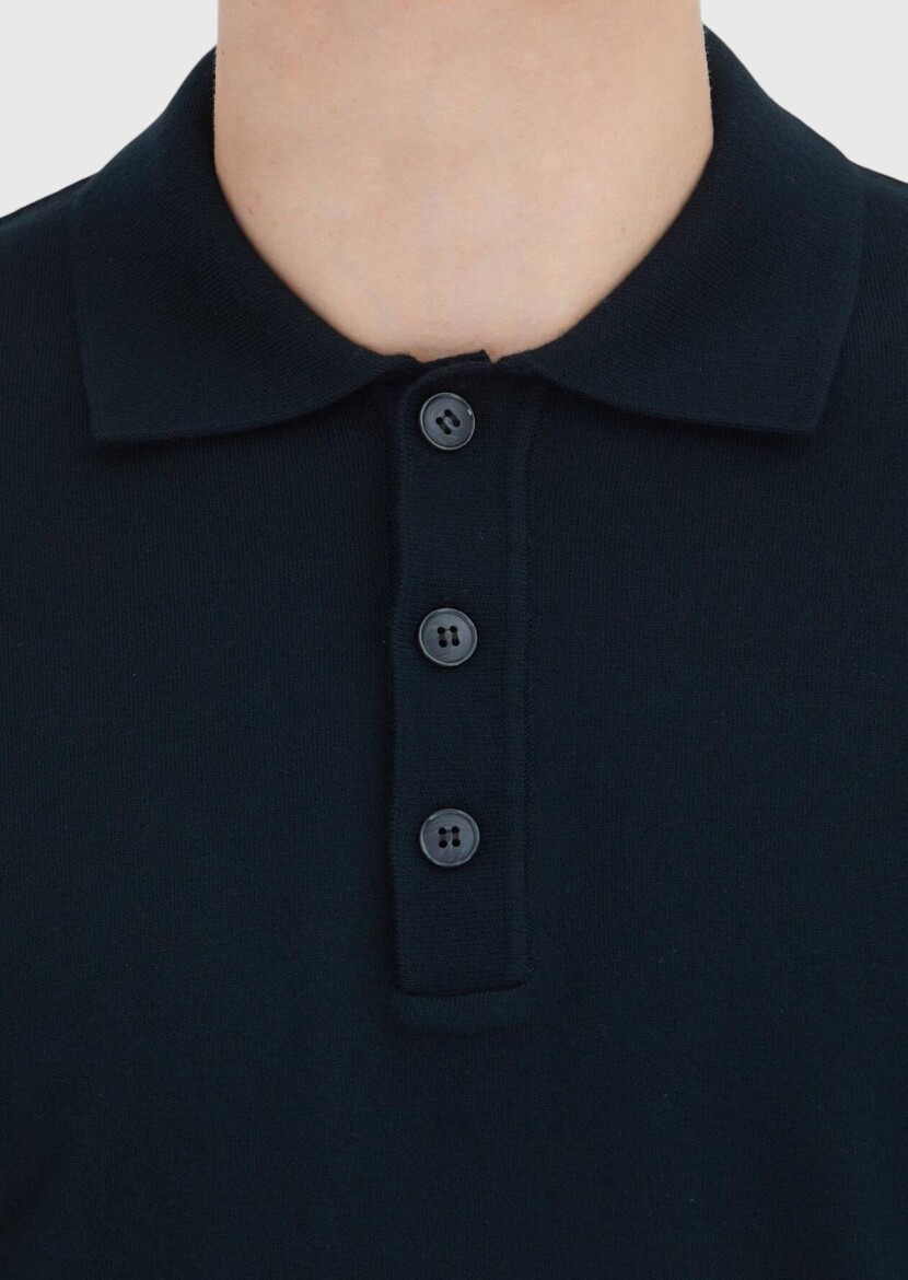 Black Knitwear Sweatshirt - 3