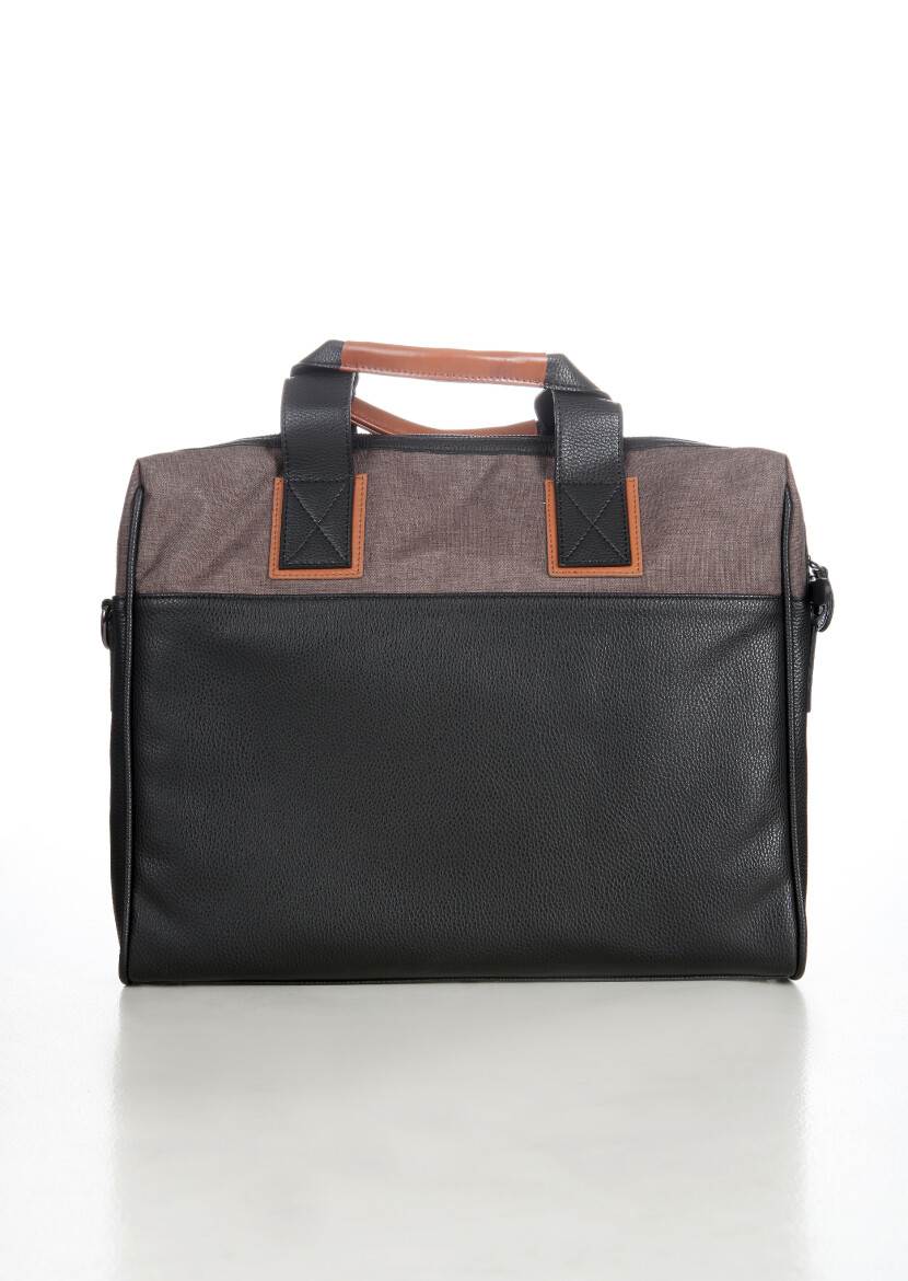 Black Leather Bag - 1