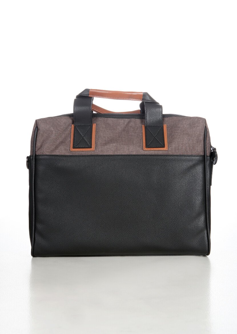 Black Leather Bag - 1