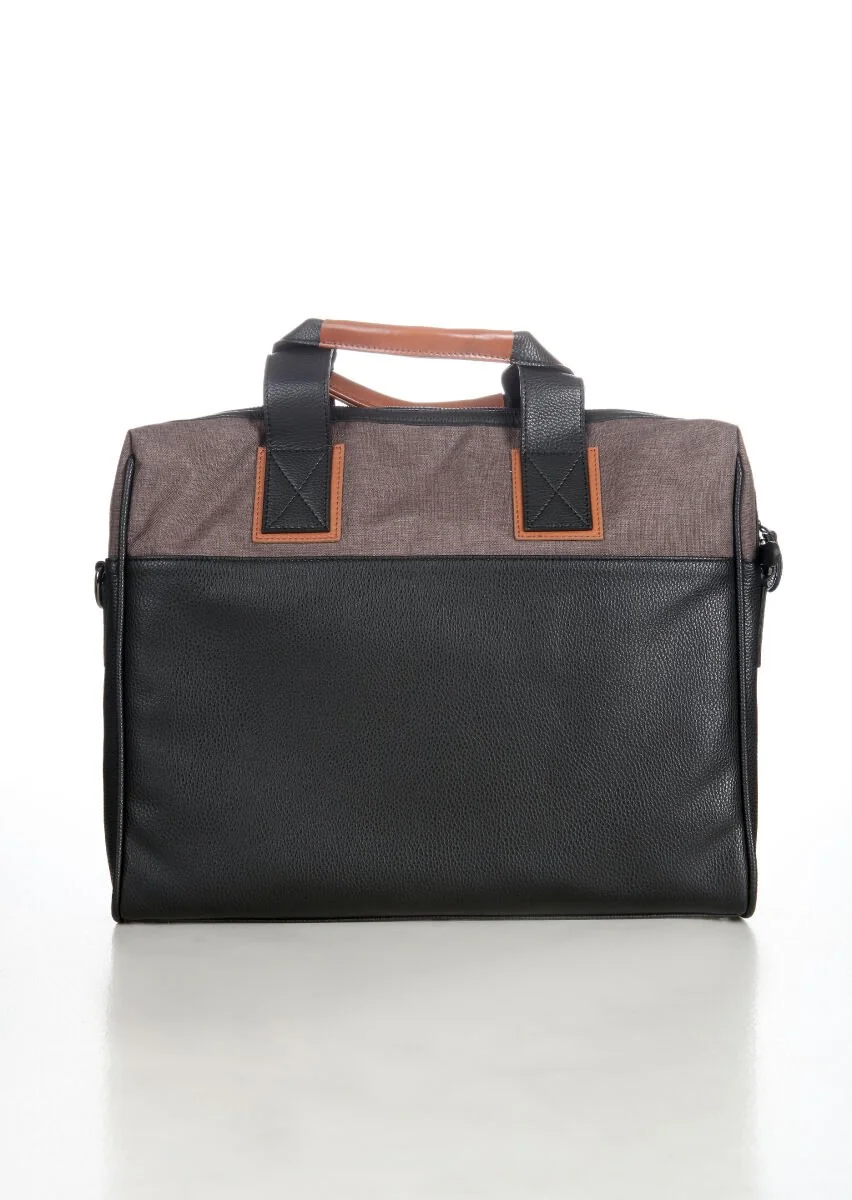 Black Leather Bag - 1