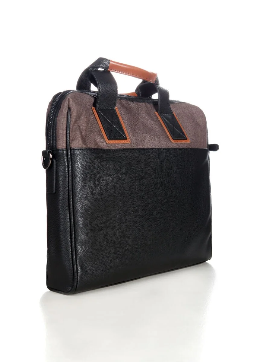 Black Leather Bag - 2
