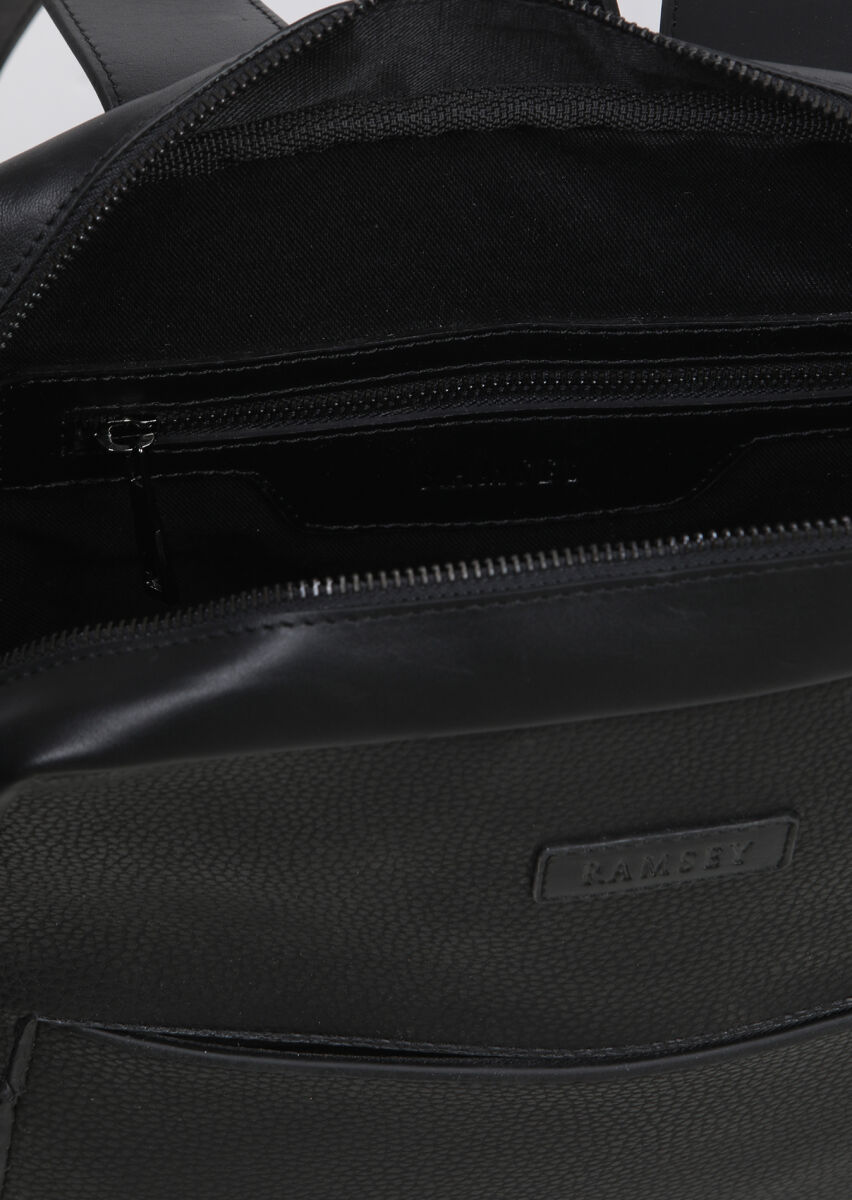Black Leather Bag - 3