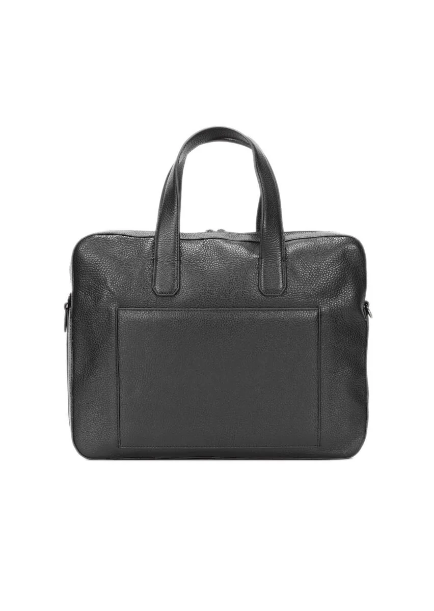 Black Leather Bag - 2