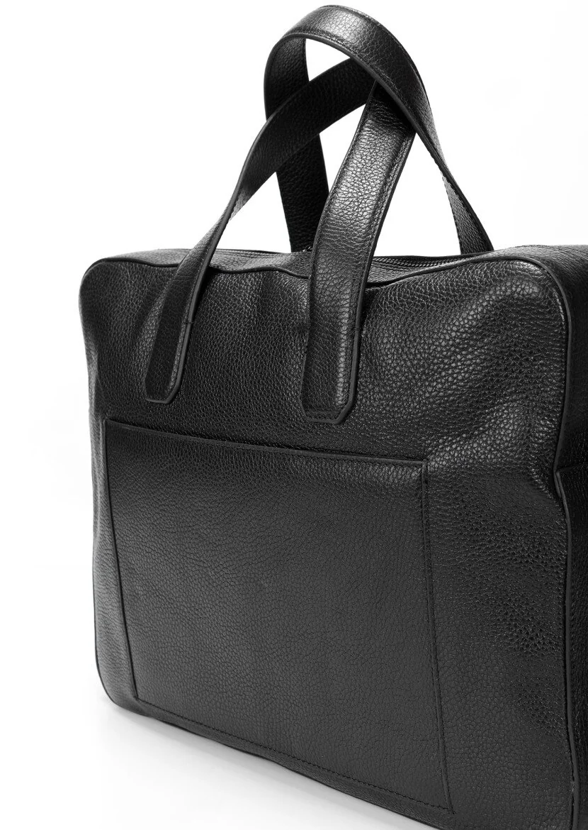 Black Leather Bag - 8
