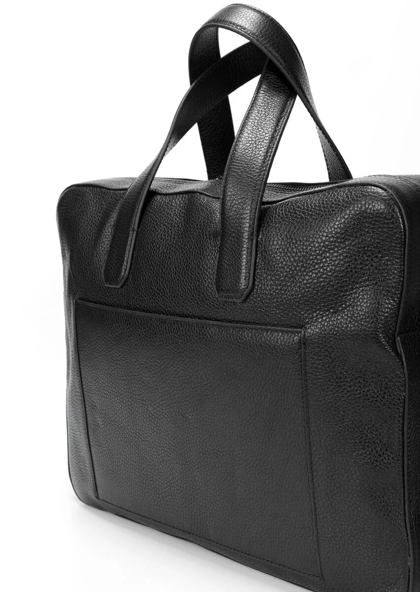 Black Leather Bag - 8
