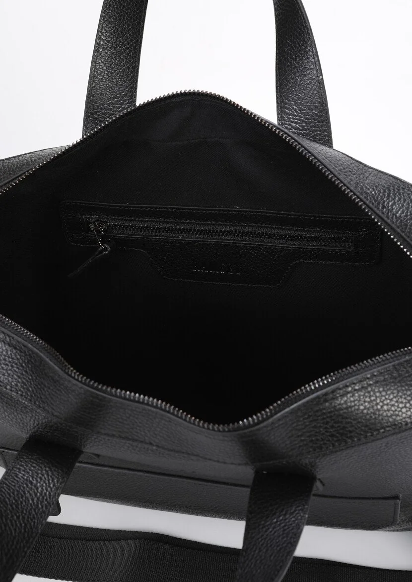 Black Leather Bag - 9