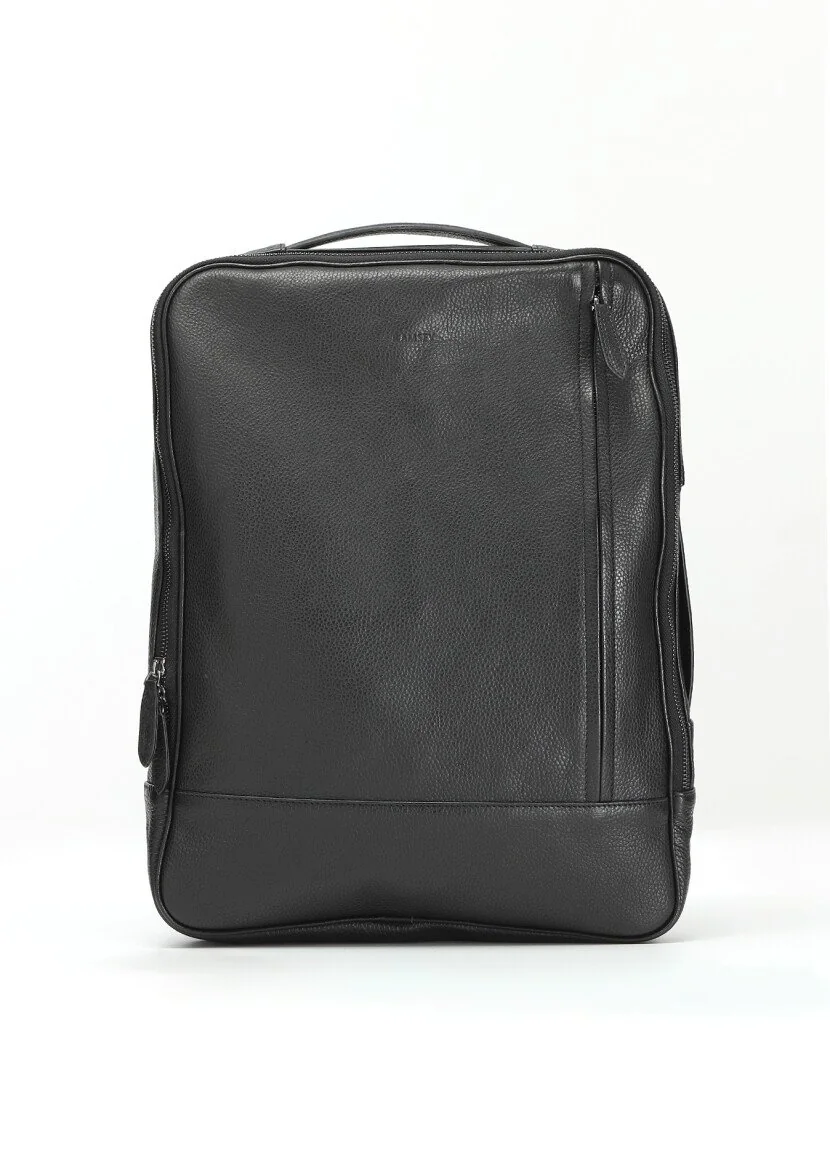 Black Leather Bag - 1